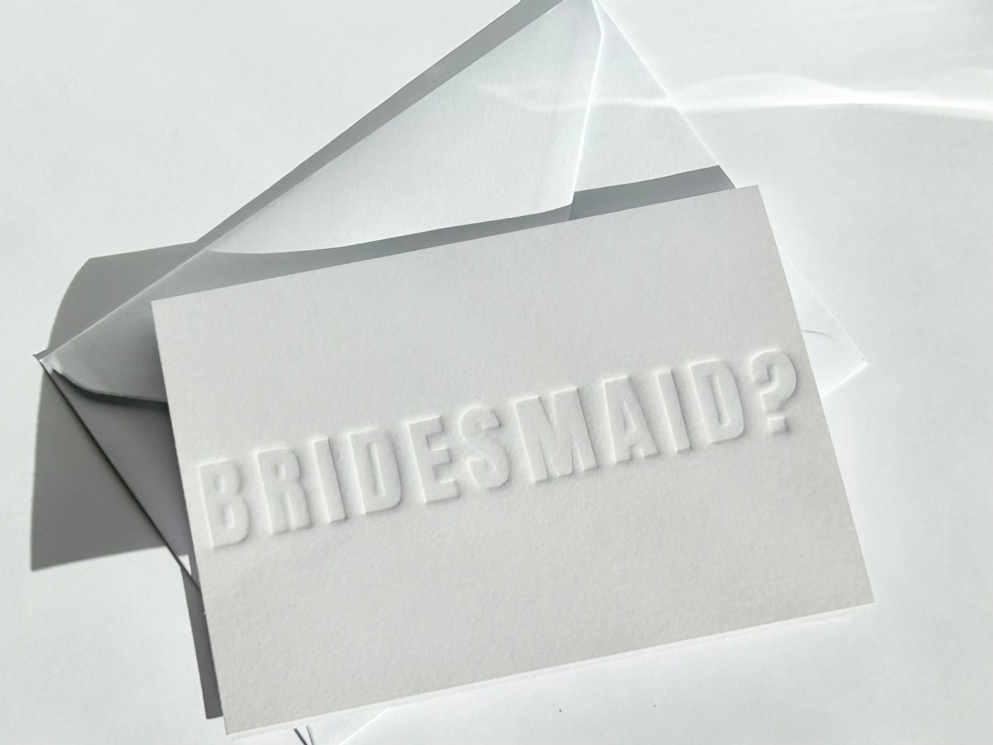 Bridesmaid Proposal Card