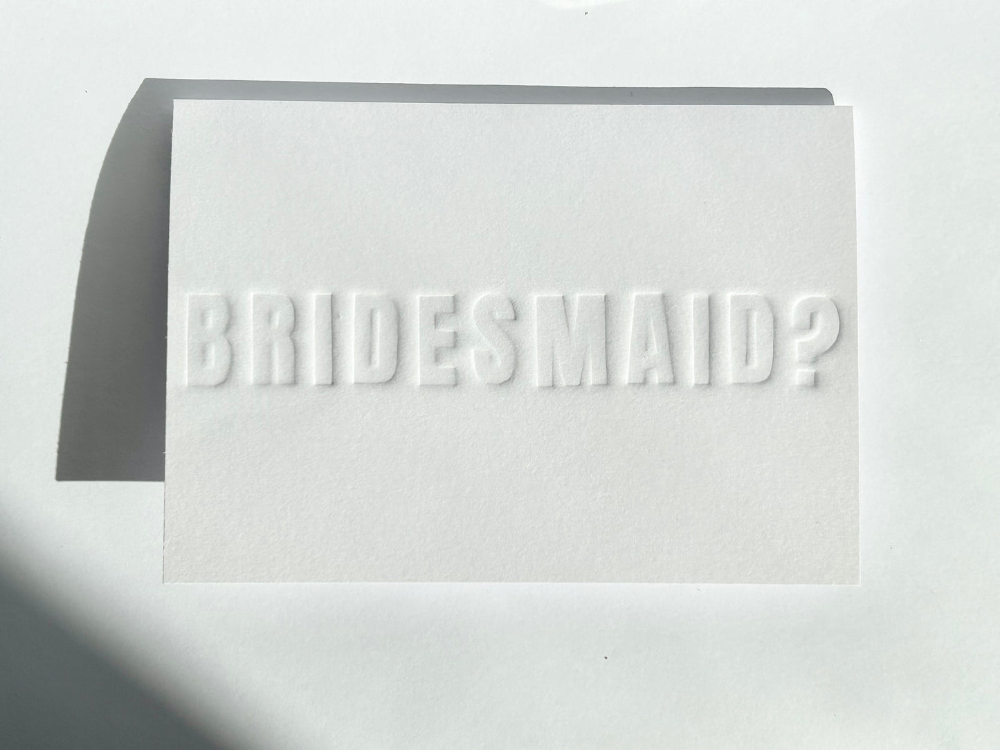 Bridesmaid Proposal Card