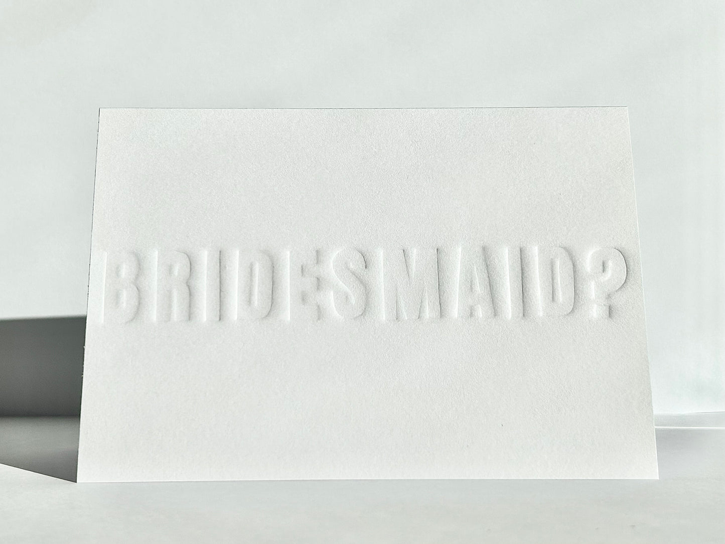 Bridesmaid Proposal Card